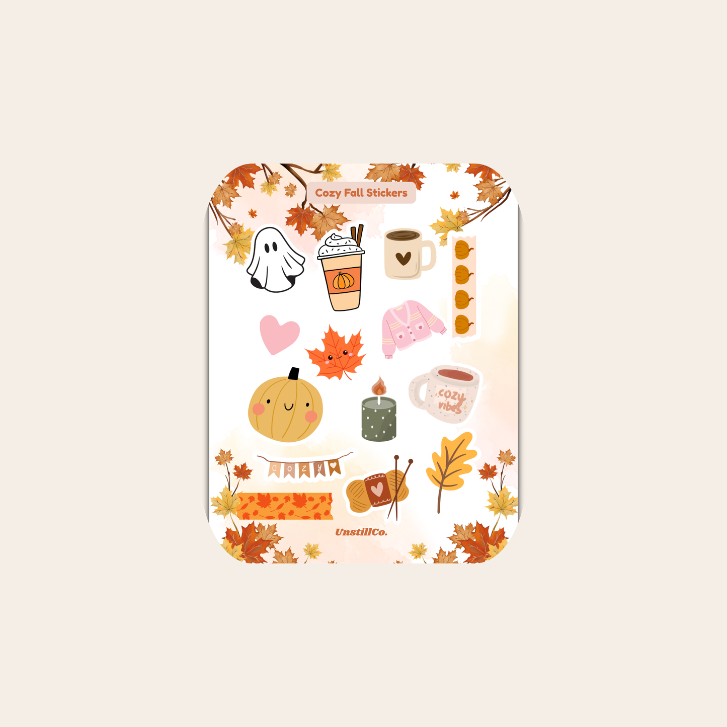 Cozy Fall Stickersheet